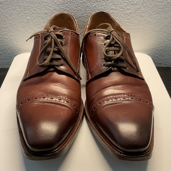 Wall+Water cap toe leather Derby shoe in cognac color Used size 8.5m main image 6